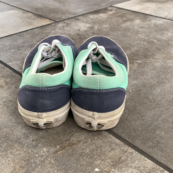 Used Vans teal and blue US women’s size 8 mens size 6.5 - Picture 4 of 5